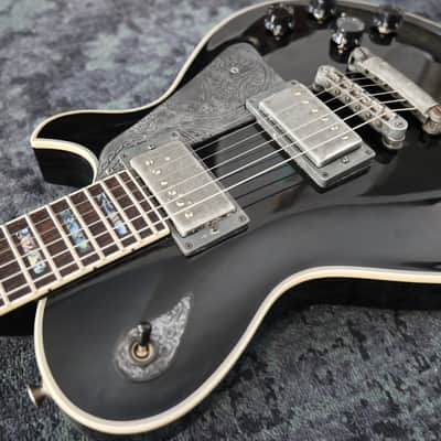 Michael Kelly Patriot Custom Single Cut 2010s - Black Vapor Aged Relic Hardware Modified image 3