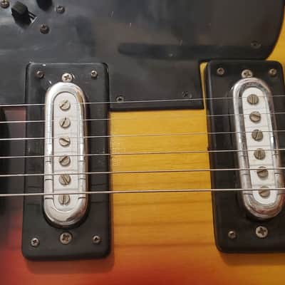 Rare Sekova H-2 Sunburst MIK Korea Hollowbody image 7