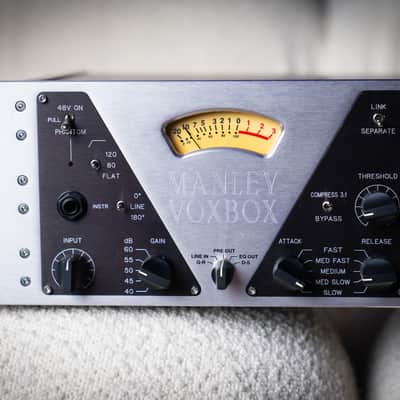Rare Vintage Silverface Manley VOXBOX Tube Channel Strip Fully Serviced image 5