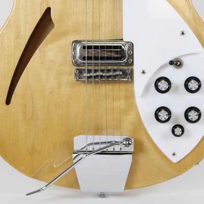 RARE 1995 Rickenbacker 335 One-Off 1960s Reissue – Maple Glo – Near MINT – Toaster Pickups + Original Case image 4