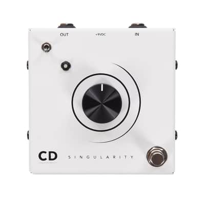 Collision Devices Singularity One Knob Fuzz Pedal White image 1