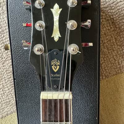 Left Handed DeArmond Starfire Crimson Red Transparent 1999 image 4
