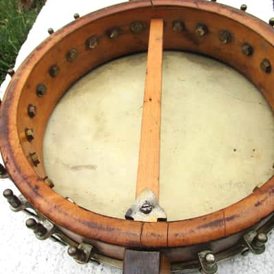 Slingerland Tenor Banjo, 1920's, 17 Fret, 10 3/4" Head, Tone Ring, Fancy Inlays image 9