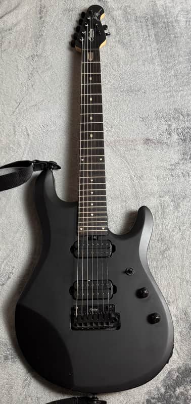 Sterling by Music Man John Petrucci Signature 7-String Stealth Black image 1