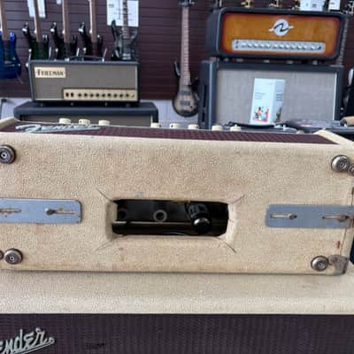 Fender Tremolux 6G9-B  1962 with 1961 Fender Tremolux "Tone Ring" Cabinet - Blonde image 7