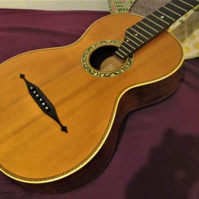 Julius Heinrich Zimmermann Leipzig No. 6  c1906 all solid Antique  parlor  romantic concert  guitar image 6