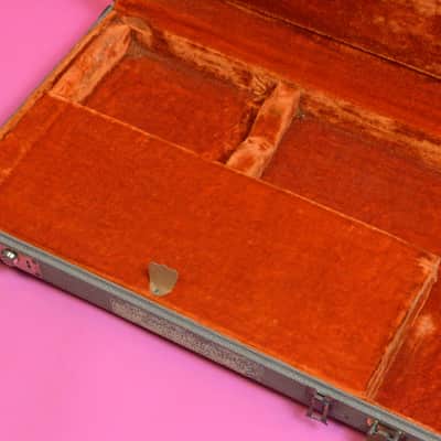 Vintage 1958 1959 Fender Brown Case Jazzmaster Stratocaster Strat Jaguar Tele 60 image 3