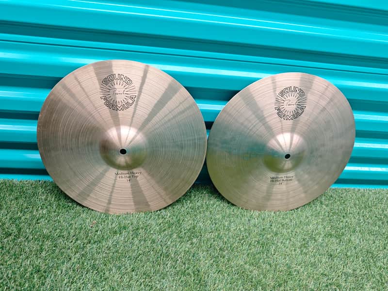 ⚡ Excellent Paiste Sound Formula 14" Medium Heavy Hi-Hat Cymbal Pair 936/1332gr⚡ image 1