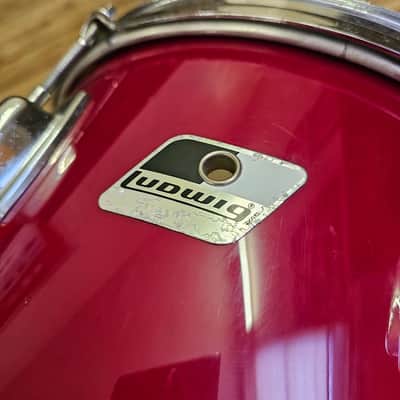 Tom Drum 12" Ludwig Rocker Series, Red USED! RKRKT220726 image 2
