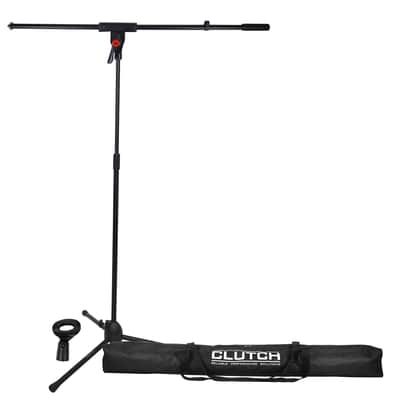 Microphone Boom Stand Mic Clip Holder Studio Adjustable Foldable Tripod w Case image 15
