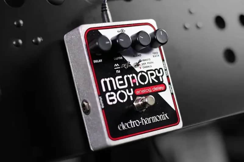 Electro-Harmonix Memory Boy Analog Delay / Chorus / Vibrato 2025 - Black / White / Red image 1