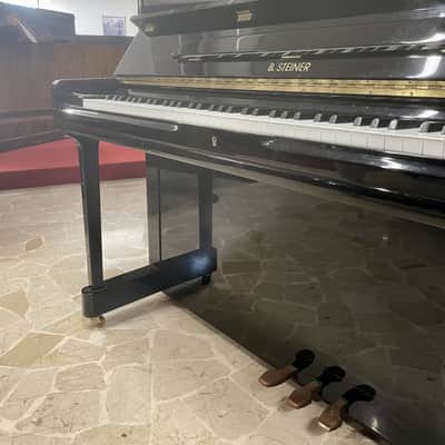 B.STEINER PIANOFORTE VERTICALE BS-121SP NERO LUCIDO image 3