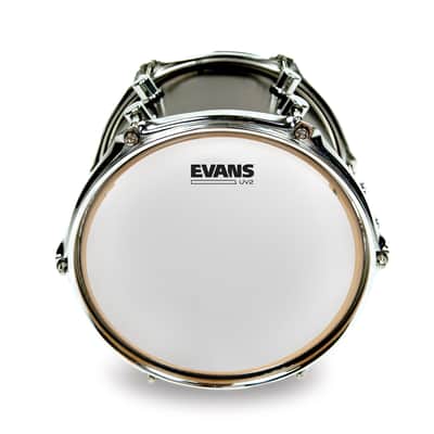 Evans UV2 Coated 14" Snare / Tom Drumhead image 2