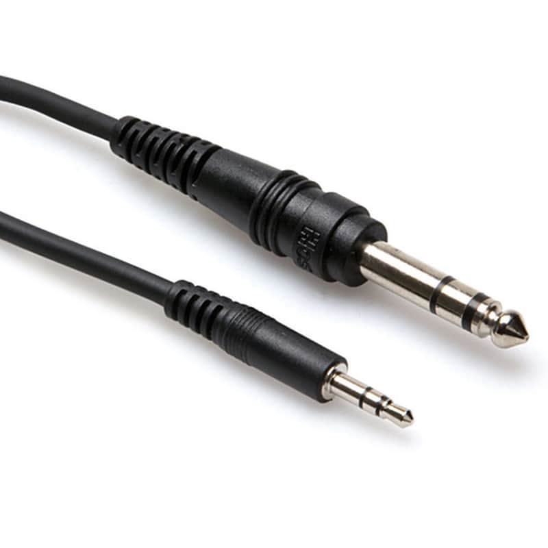 Hosa CMS110 1/8" TRS to 1/4" TRS Stereo Interconnect - 10' image 1