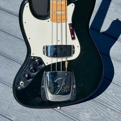 Fender Jazz Bass 1974 - rare & groovy "Left Handed" Jazz in Black w/Maple Neck ! image 1
