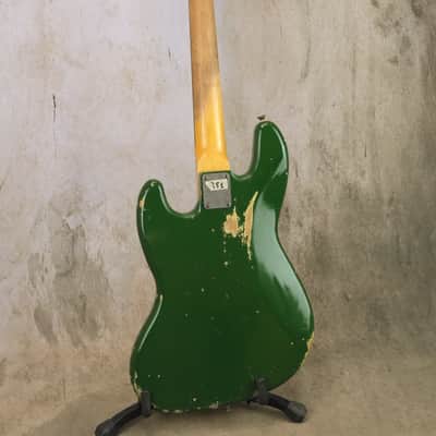 Luthier Made Jazz Bass 2023 - Aged British Racing Green image 16