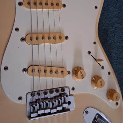 1994 Squier Stratocaster Bullet Series Vintage "Natural Cream Patina" image 15