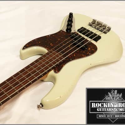 Valenti 5 String PJ5 (#083) Faded Mint Green image 7