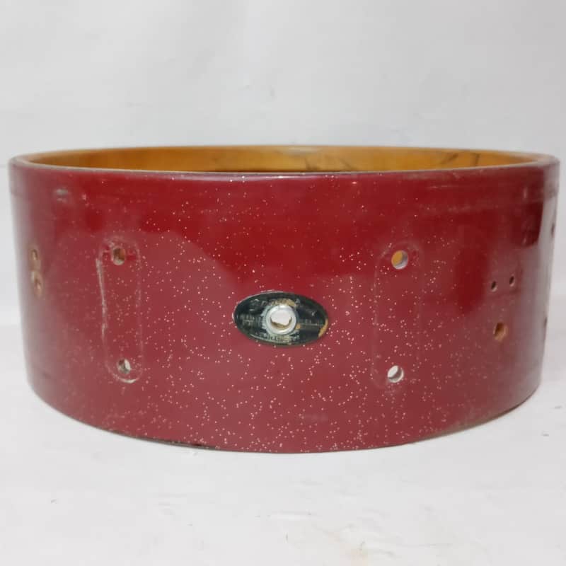 Slingerland 5.5x14"Snare Drum Shell Artist Model 3Ply Maple Dec.65 Vintage Niles image 1
