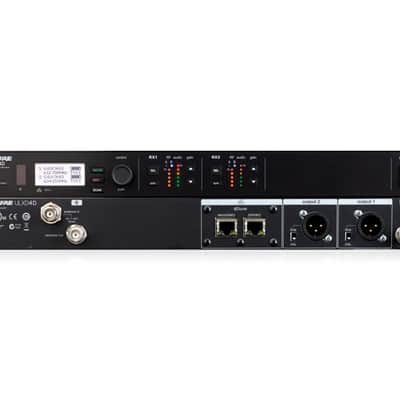 Shure ULXD4D Dual-Channel Digital Wireless Receiver (G50: 470 to 534 MHz) image 2