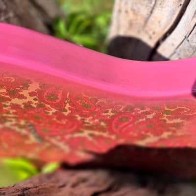 Pink Paisley Tele Body, Aged, Nitro , Alder image 3