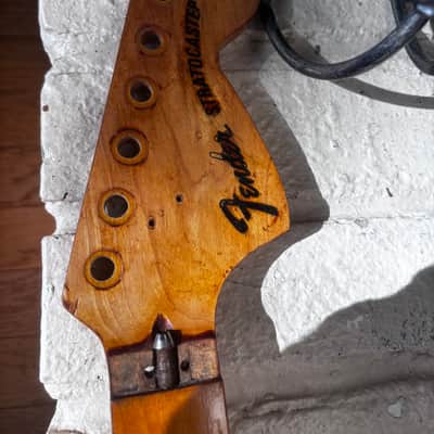 Immagine Fender Stratocaster 3-Bolt Neck 1974  Maple - 7