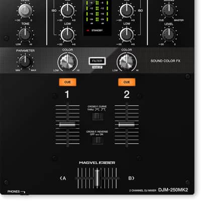 Pioneer DJ DJM-250MK2 - 2-Channel Scratch Mixer with rekordbox DJ and rekordbox DVS image 7
