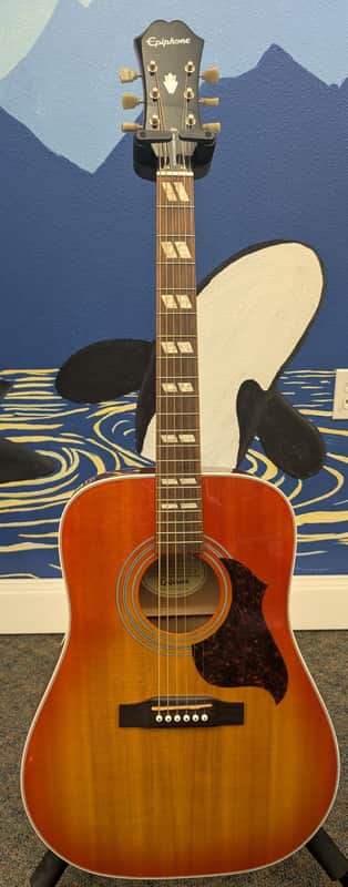 Consignment Epiphone Hummingbird Artist FC acous gtr image 1