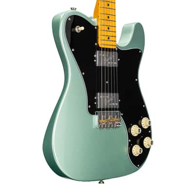 Pre-Owned Fender American Professional II Telecaster Deluxe Electric Guitar - Mystic Surf Green | Used image 1