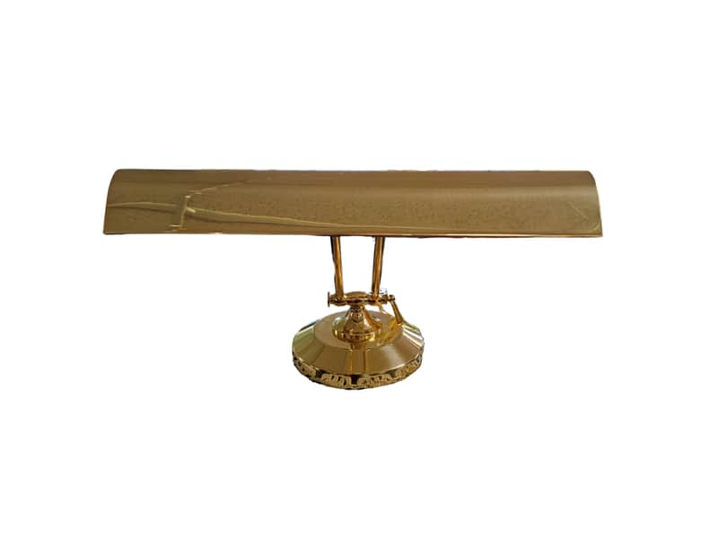 House of Troy Upright Piano And Desk Lamp 14″ in Polished Brass P14-250-0 image 1