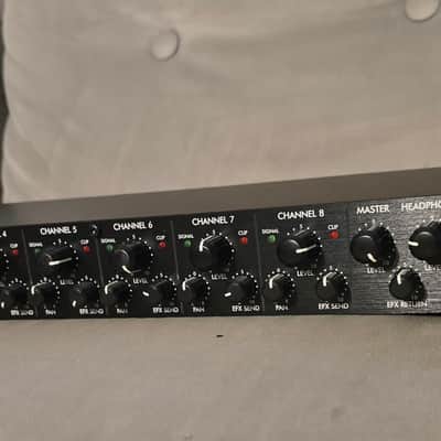 ART MX822 8-Channel Line Mixer with Effects Loop 2013 - Present - Black image 2