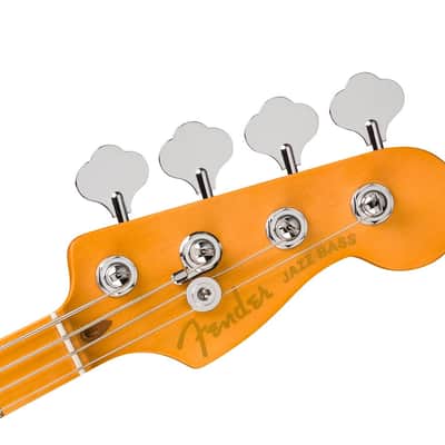Fender American Ultra II Jazz Bass, Sinister Red / Maple *IN STOCK* image 3