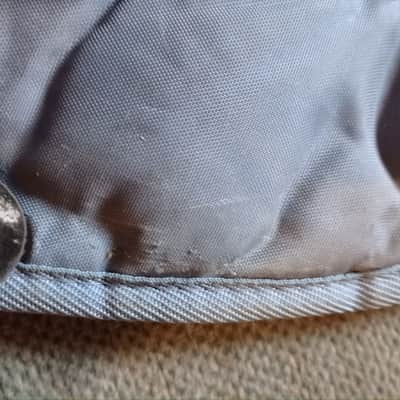 Paiste  RARE vintage Collectable cymbal soft bag 70s-80s  - Blue 🔵 and yellow 🟡 image 4