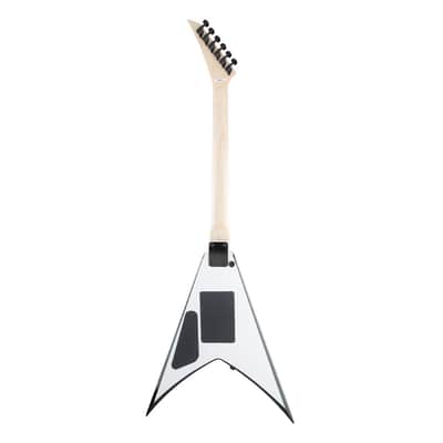 Used Jackson JS32 JS Series King V Electric Guitar - White w/Black Bevels image 7