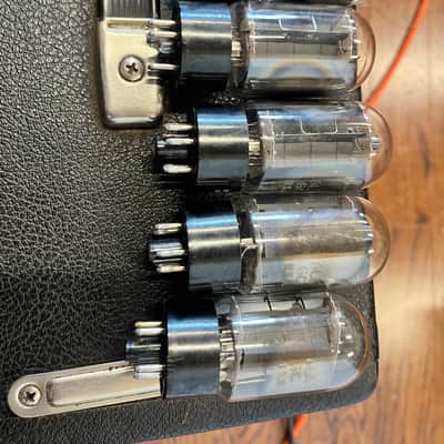 GE General Electric 6L6 Grey Plate Square Side Getter Lot of 5 Tested image 1