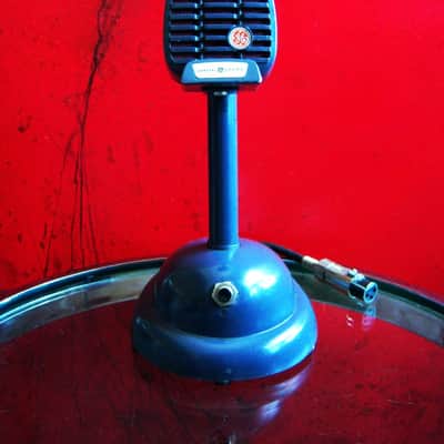 Vintage 1950's General Electric 97U29 / Shure 410 microphone w Shure S-36 stand PROP # 3 image 1
