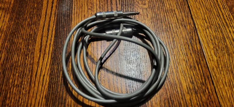 Fender Jazzmaster guitar cord 1960 - Gray plastic/ nickle metal image 1