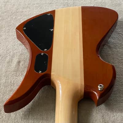 B.C. Rich Heritage Classic Mockingbird Bass LH Left Hand Lefty KOA Active EMG Pickups image 15