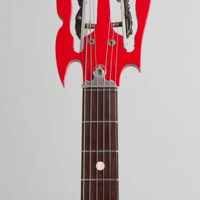 Wandre  Scarabeo Solid Body Electric Guitar (1965), molded plastic hard shell case. image 5