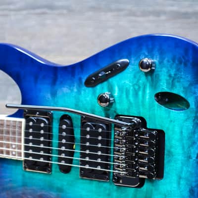Ibanez S670QM Standard S Series Sapphire Blue Quilted Maple Top Electric Guitar image 4