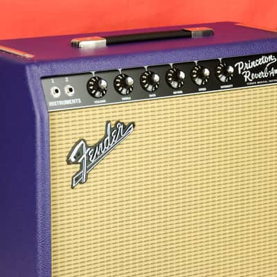 Fender '65 Princeton Reverb Plum 12" Greenback FSR Limited Edition image 4