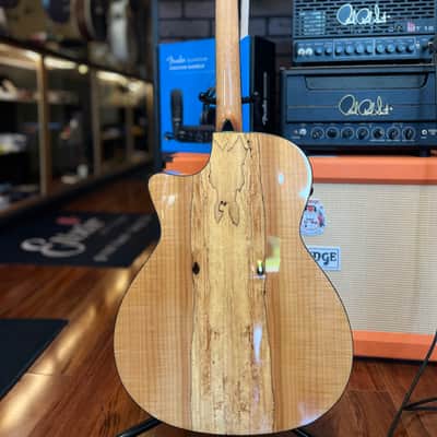 Teton STA130SMCENT Spruce/Spalted Maple Grand Auditorium with Electronics 2010s - Natural image 4