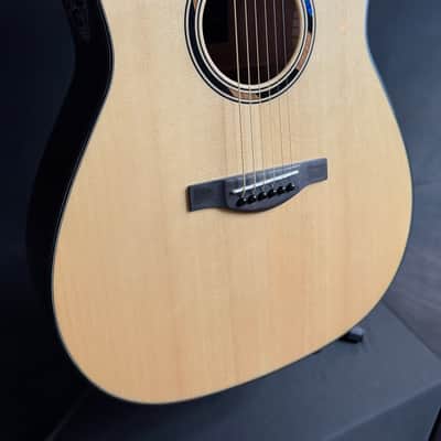 Yamaha TAG1E TransAcoustic Dreadnought Acoustic-Electric Guitar Natural w/ Soft Case (017) image 3