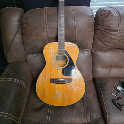 Yamaha FG-110 Grand Concert- signed by gin blossoms in 2017 image 1