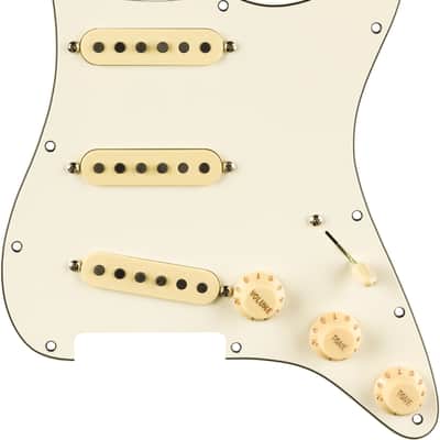 FENDER Pre-Wired Pure Vintage '65 Loaded Strat w/RWRP Middle, Parchment, 11-Hole image 1