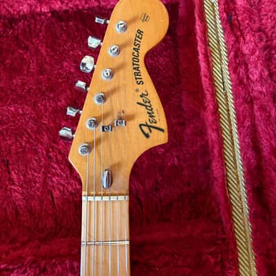 Fender Stratocaster Hardtail 3-Bolt Body 1971 - 1977 - Walnut (Mocha) image 5