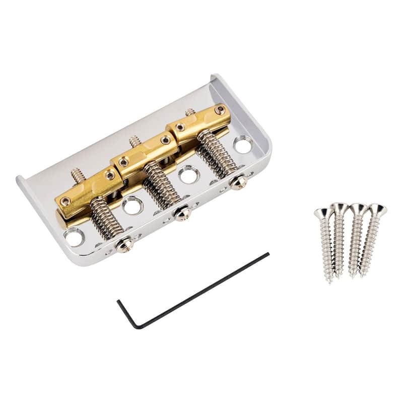 Fender 099-0809-000 3-Saddle Custom "Cut-Off" Vintage-Style Telecaster Bridge with Compensated Saddles 2010s - Nickel image 1