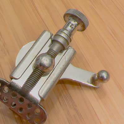 Ludwig P-338 Strainer Throwoff 1910s-1950s - Nickel image 2