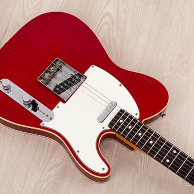 1989 Fender Telecaster Custom ‘62 Vintage Reissue TL62B-650 Candy Apple Red A-serial, Japan MIJ Fujigen image 9