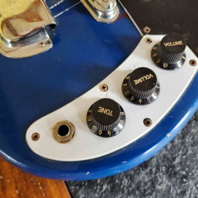 Cort mini short-scale SS strat  - blue image 4